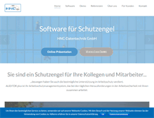 Tablet Screenshot of hnc-datentechnik.de